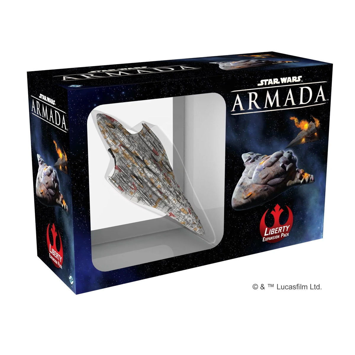 Armada: and for Up, 14 Star Expansion Miniature from Cruiser Wars Game Asmodee Ages Liberty Class
