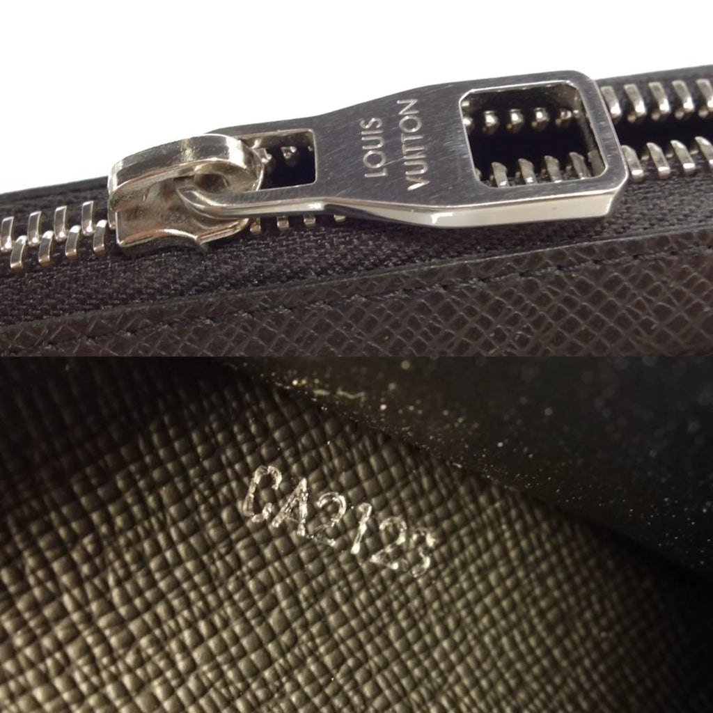 Louis Long Vuitton LOUIS Taiga Wallet 083562 Zippy XL Pre-Owned M42097 (Good) VUITTON Ardoise