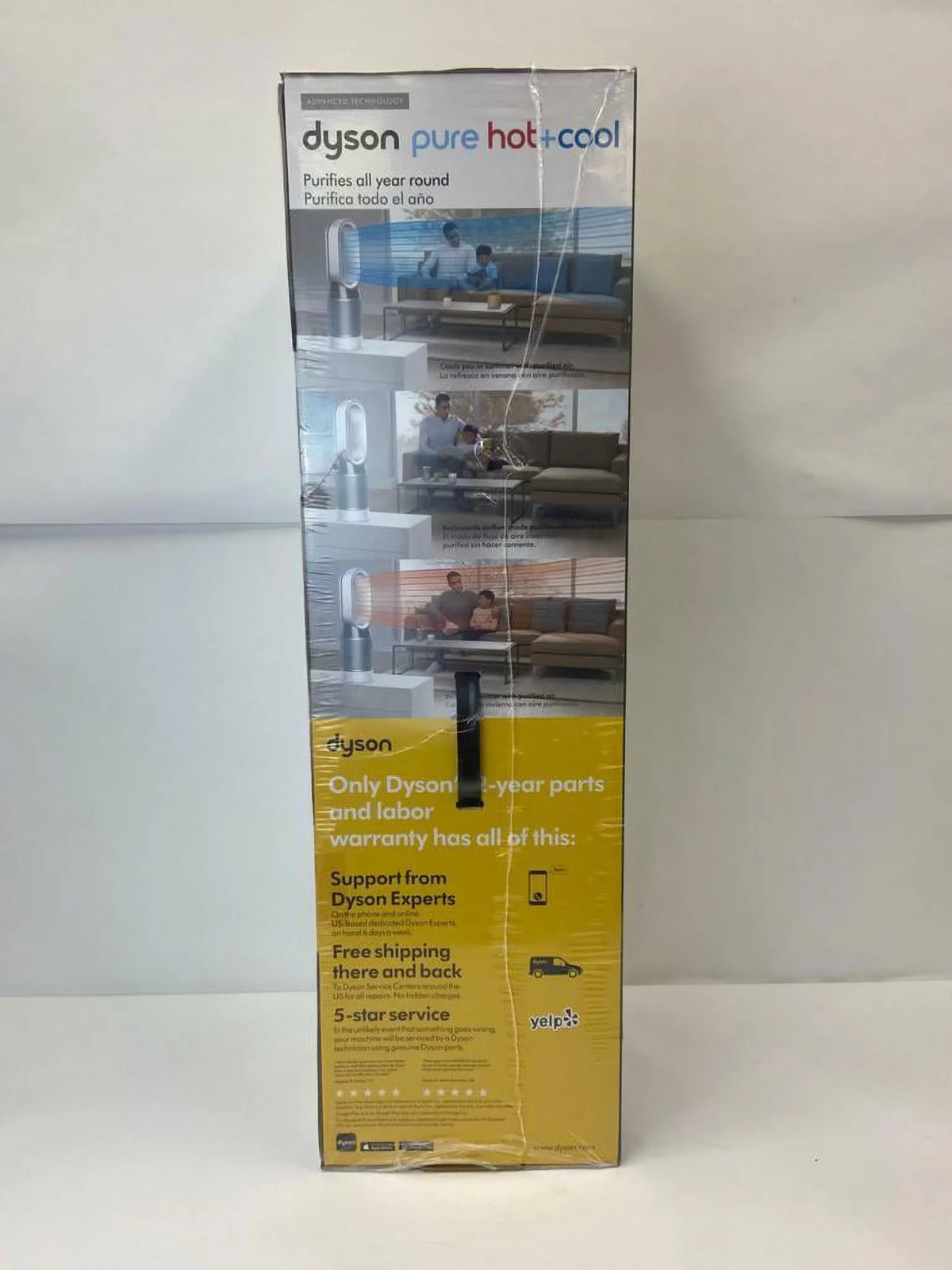 Dyson + | Pure White Heater Hot+Cool Fan Purifying New | HP04