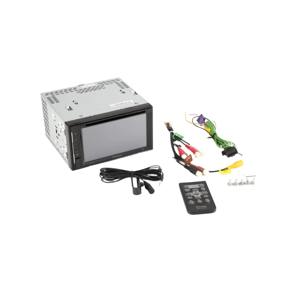 Media Bluetooth/Backup Digital for Stereo AM/FM Car Explorer with 2000-2006 DVD/CD Bundle Double DIN 6.2" Sport Kit/in-Dash Track Touchscreen Ford AVH-241EX Pioneer Camera/Install KIT4748 W/ Receiver
