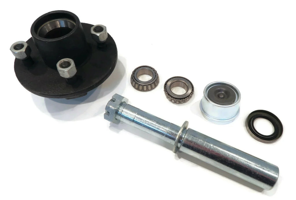 Kit 4" | Round BT8 on Bolt Trailer 1" Assembly W/ Axle The ROP & Hub Idler 4 Spindle Shop