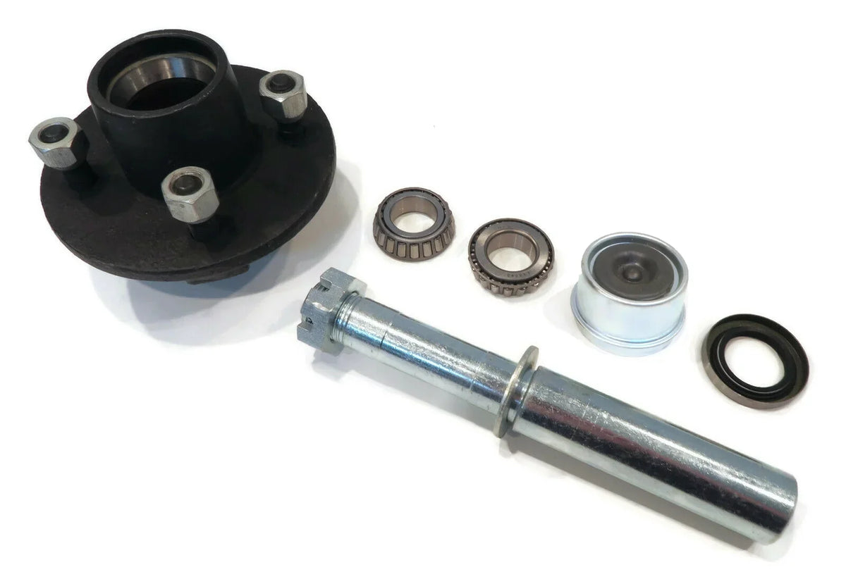 Kit 4" | Round BT8 on Bolt Trailer 1" Assembly W/ Axle The ROP & Hub Idler 4 Spindle Shop