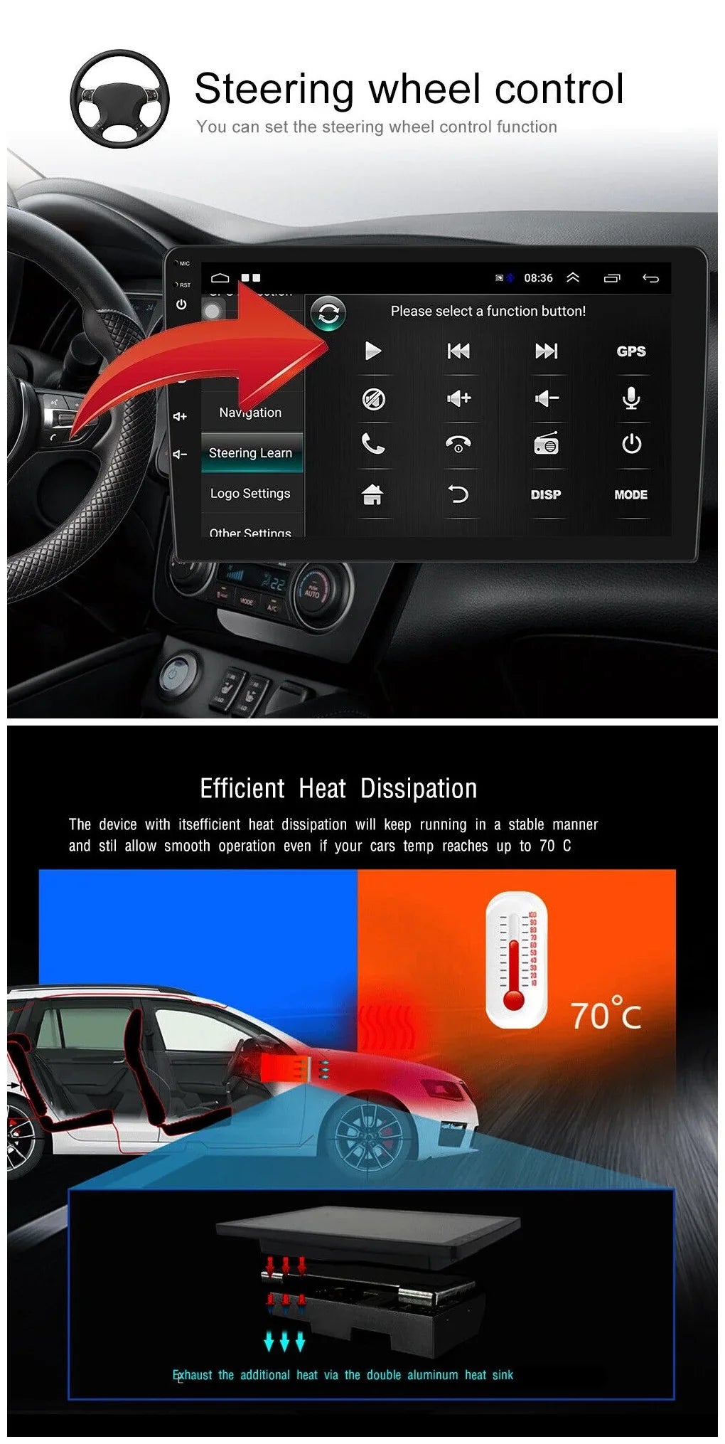 Bluetooth Honda 10.1" GPS For 2 2005 Touch Radio 2004 Din 12 Accord Android Screen 2007 2006 Car 2+32GB Stereo Unit Head Carplay Double Navigation 2003