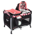 Infant Center, Spacious Resort Dotty Elite Portable Baby Play Pink Nursery Trend