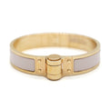 In Narrow Pre-Owned Charniere Uni Hinged Bracelet Hermes Candeur Rose