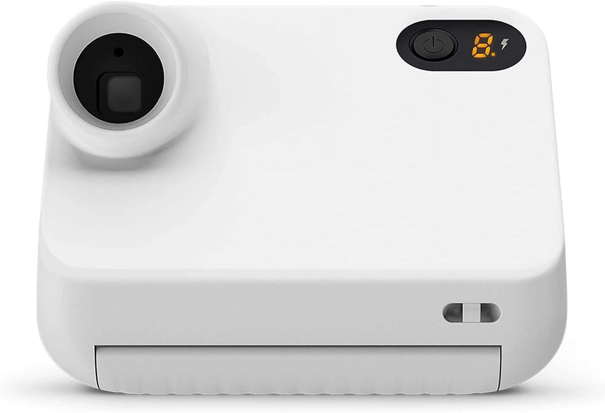 Polaroid White With Go Camera Mini Instant Clip, PRD6219