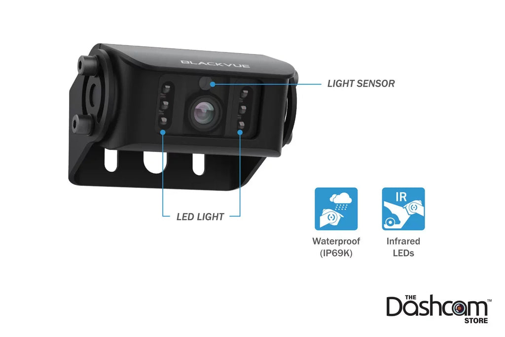 128GB Cam Dash Front & Cloud-Ready Waterproof GPS 1080p | 60FPS + Exterior With Card DR770X-2CH-TRUCK WiFi BlackVue