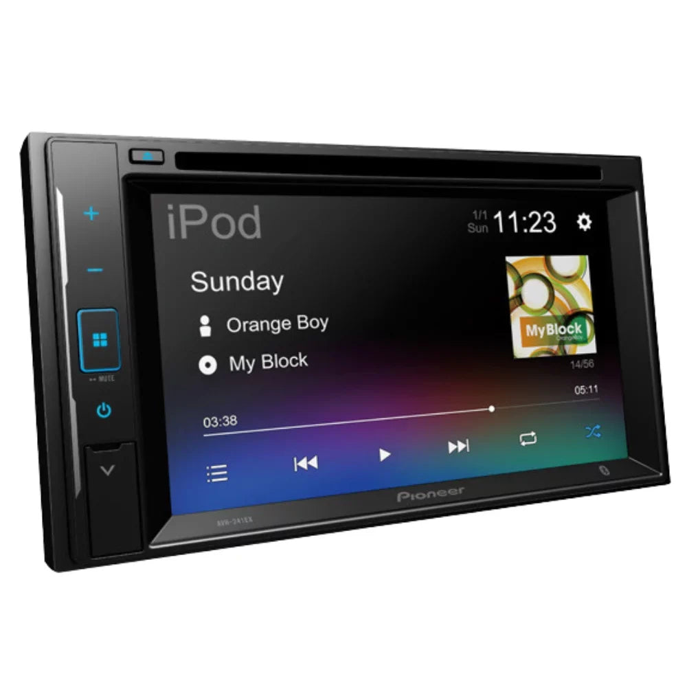 Camera/Install Touchscreen Car DIN Toyota 4Runner for Digital Receiver with Media Bluetooth/Backup Stereo Limited Double AM/FM W/ Bundle 2003-2009 KIT4942 Pioneer AVH-241EX 6.2" DVD/CD Kit/in-Dash