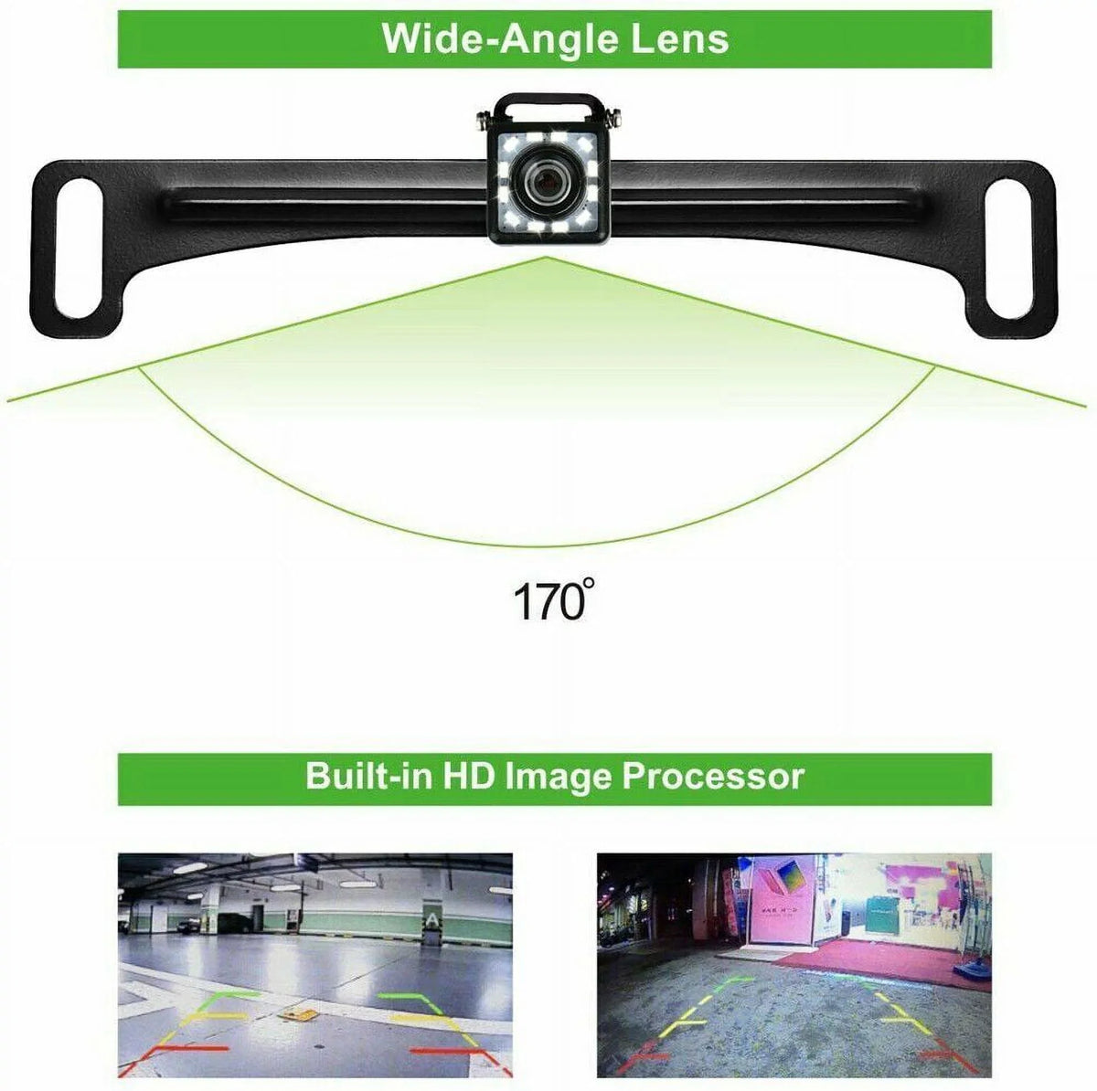 Monitor Vision 7" Wireless Backup View Camera Parking Rear Night Car System HD
