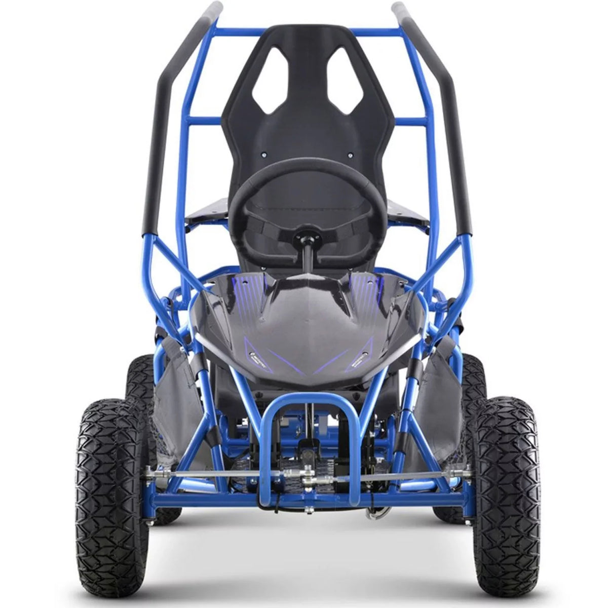 MotoTec Electric Blue Maverick Go Kart 36v 1000w
