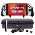 Low USB Bundle Thumbsticks+1 - Pro Elite Grip, C-C Bundle, Accessories 2 Elite Compatible ZenGrip Switch Gen Case Rail and OLED Cable. JoyCon Profile 3 Satisfye with The BONUS: includes: a