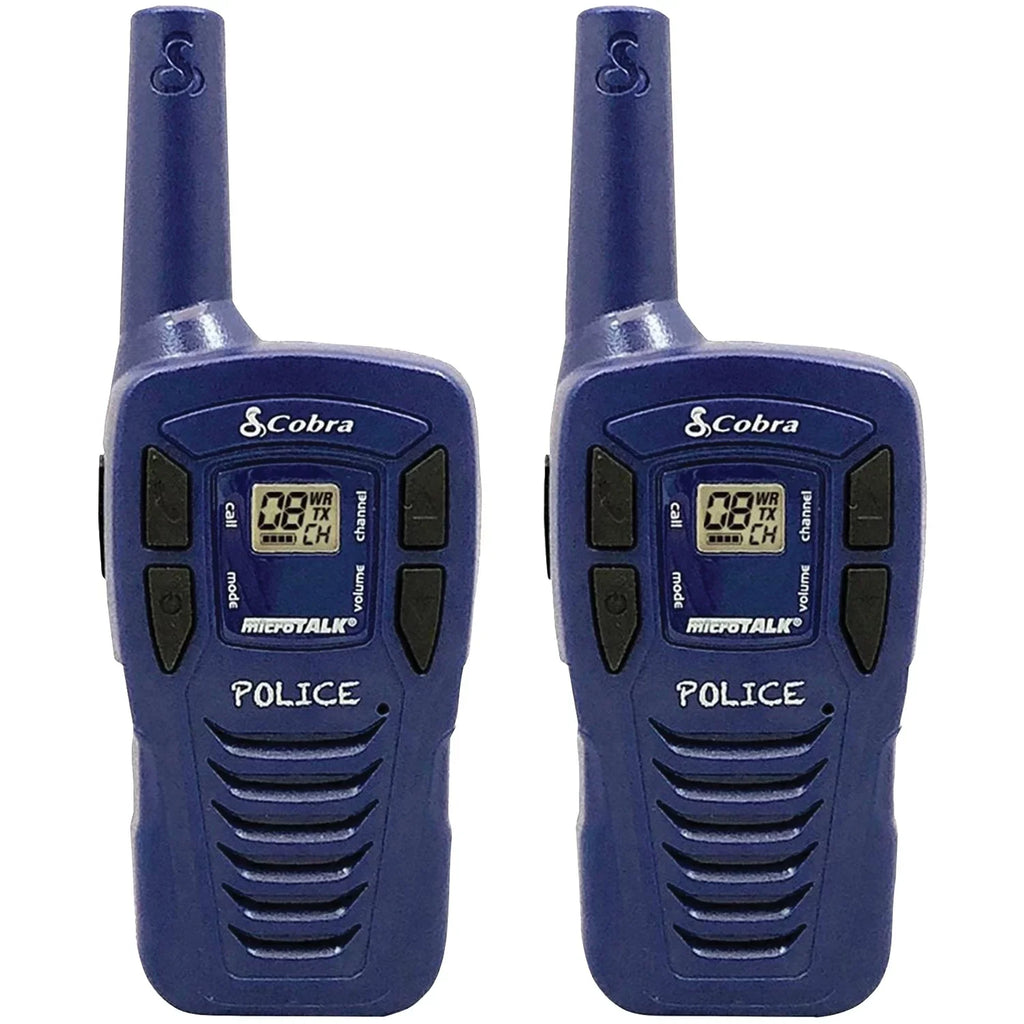 HE146 16-Mile 22-Channel FRS/GMRS 2-Way Radios Blue - Cobra