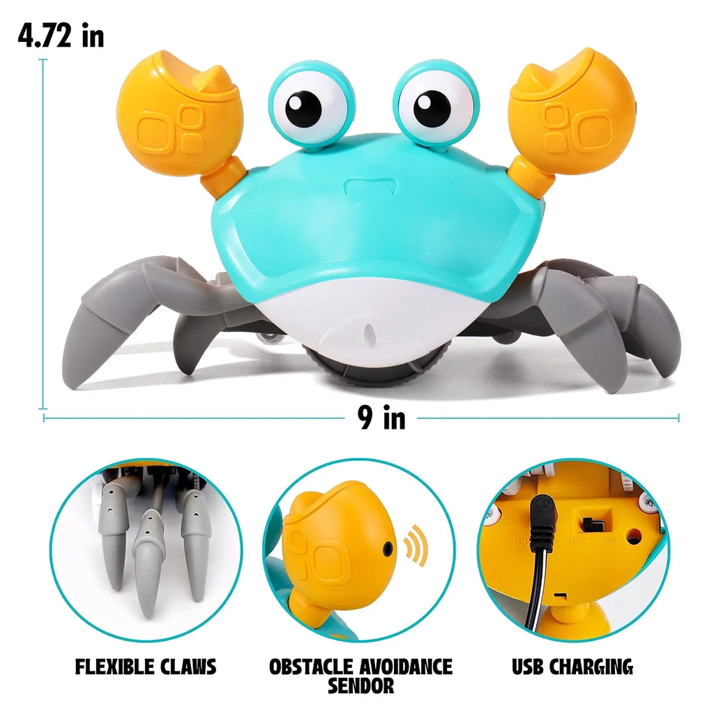 Old Crawl 36 10 Months Birthday Walking Infant Christmas And 5 Toys - Gift 12 Learning 9 Toddlers 6 & Crawling Colorful 11 4 Kids For 8 Nikias Crab Ideal 3 7 & Baby