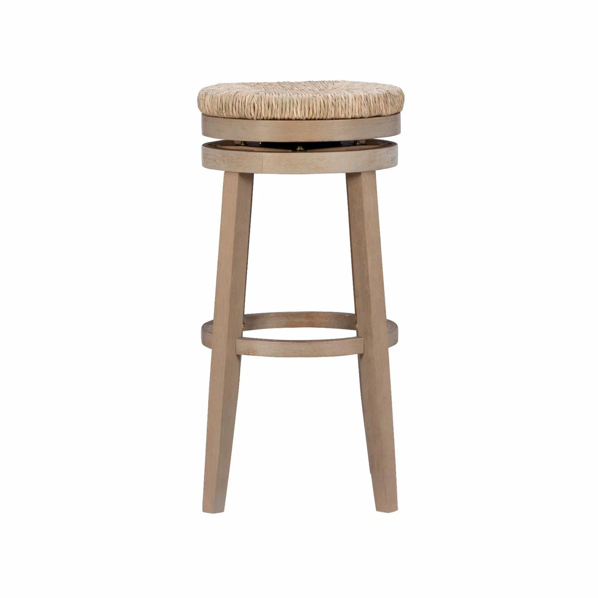 31 Stool Natural Bar in. with - Rush Powell Swivel Natural Morgan