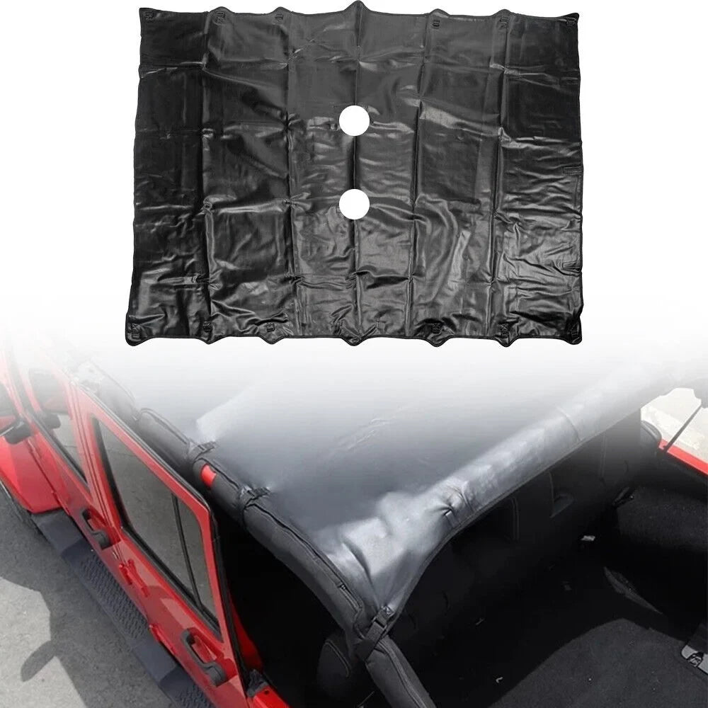 and Enjoy Easy Wrangler with - Leather JKU JK Top Protection Comfort Jeep 07-18 Installation Sunshade Sun for