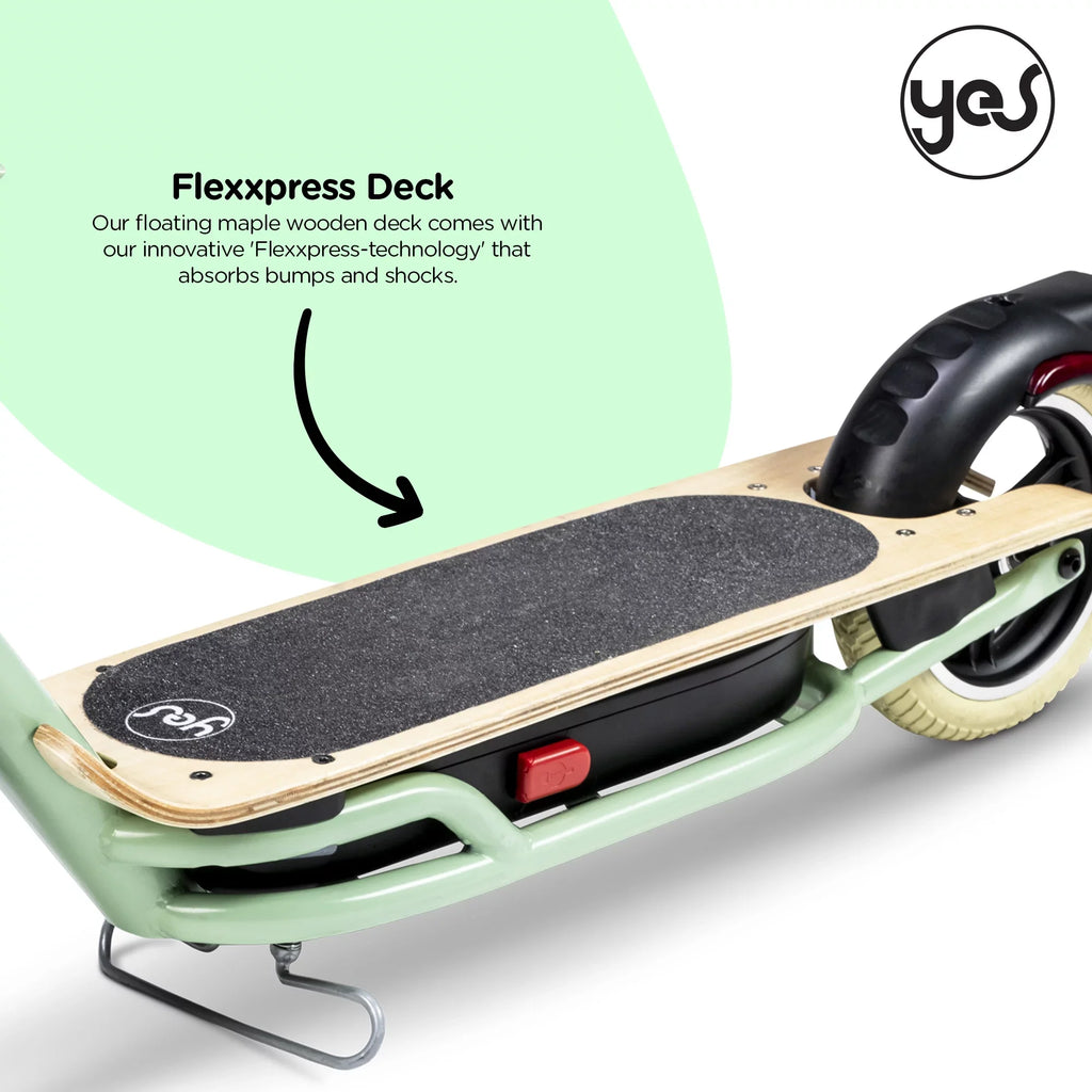 Scooter Display, (Green) LED Foldable Yvolution Design Adults Electric YES for