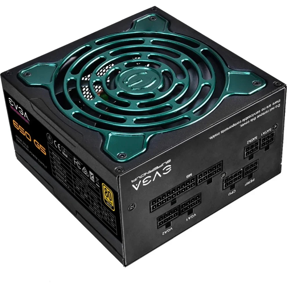 Power FDB 10 Warranty, 80 Plus Compact Supply 220-G5-0650-X1 Fan, Modular, EVGA Self Mode with Year Gold 650W, SuperNOVA G5, Power Eco Size, Includes ON 650 150mm Fully Tester,