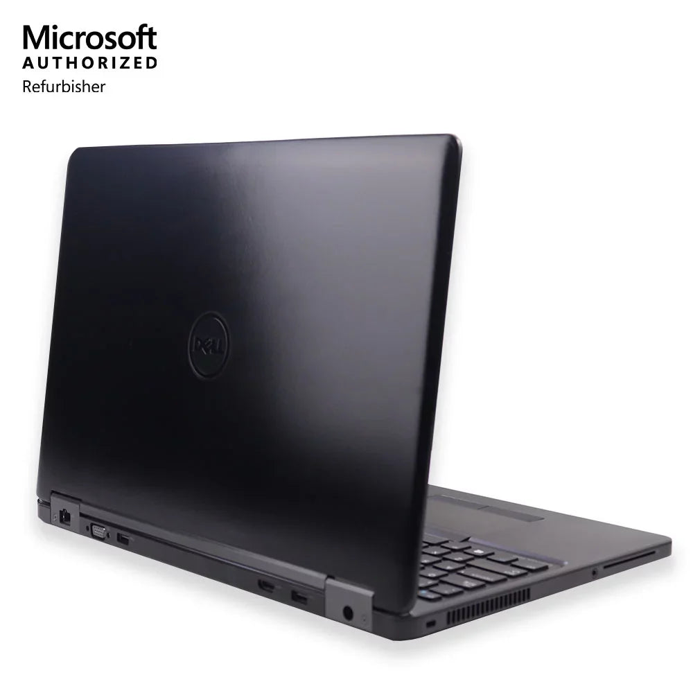 SSD Laptop 512GB and (Refurbished) 15.6" 10 Laptop Professional Keyboard Wi-Fi - Dell Restored with Notebook For PC Backlit 8GB E5550 Business, Windows HDMI