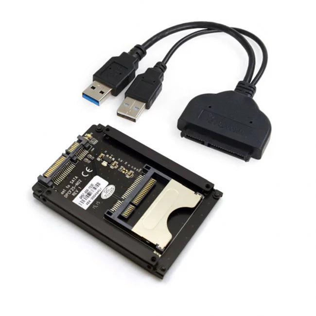 to 3.0 SATA inch Card CFast 22Pin Reader JSER Disk adapter to Hard SSD Laptop for 2.5 PC USB Case Card CFast HDD