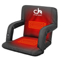 And Battery Outdoor Folding – Camping, in Bleacher Chair Activities For Heated Chaheati Seat Sports, 7 Black V Heated