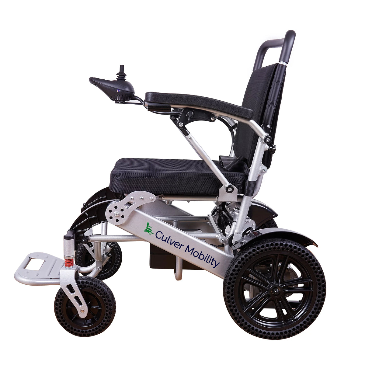 Lightweight - Alton Foldable Power - miles - SILVER Wheelchairs Exclusive 500W 20 and Mobility Electric 360lbs -