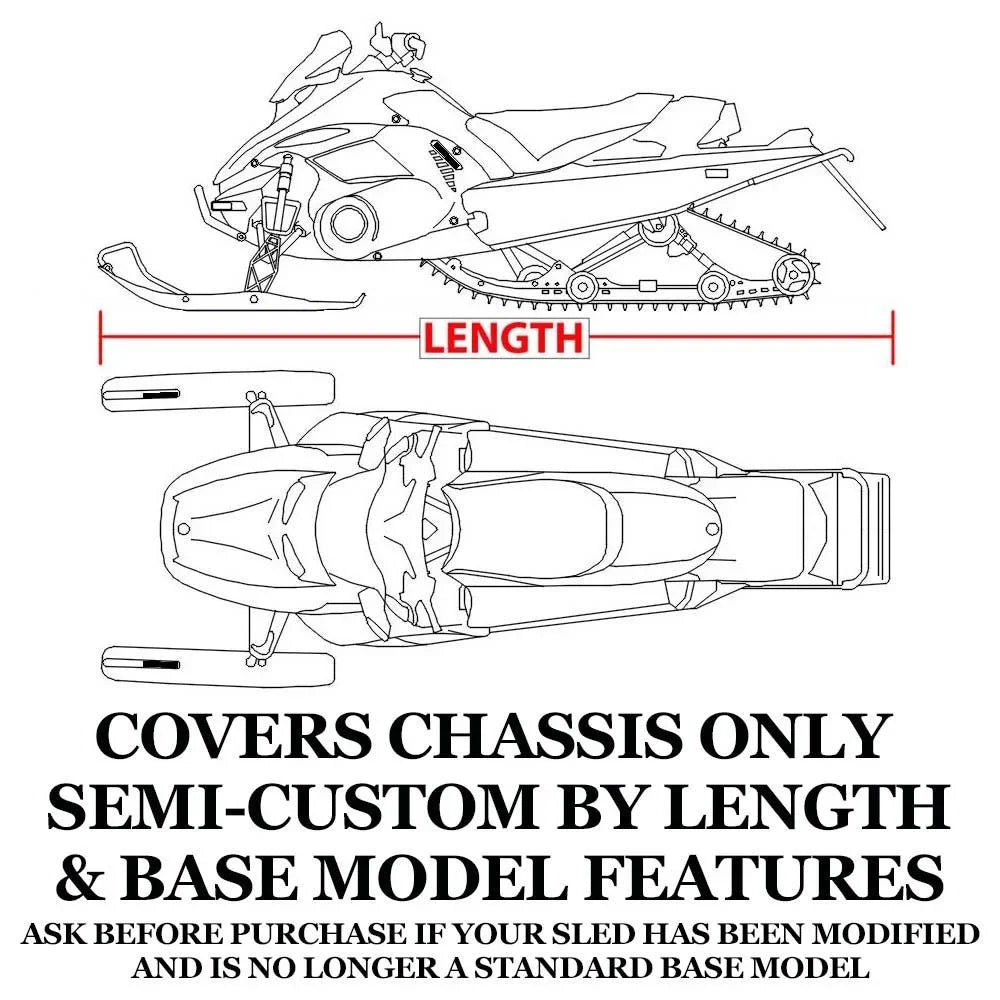 2009-2009 Gear Sled LE, Snow Cover Arctic Cat Trailerable Compatible 600 snowmobile Machine model PRO SNO Denier 162 M1000 Snow for
