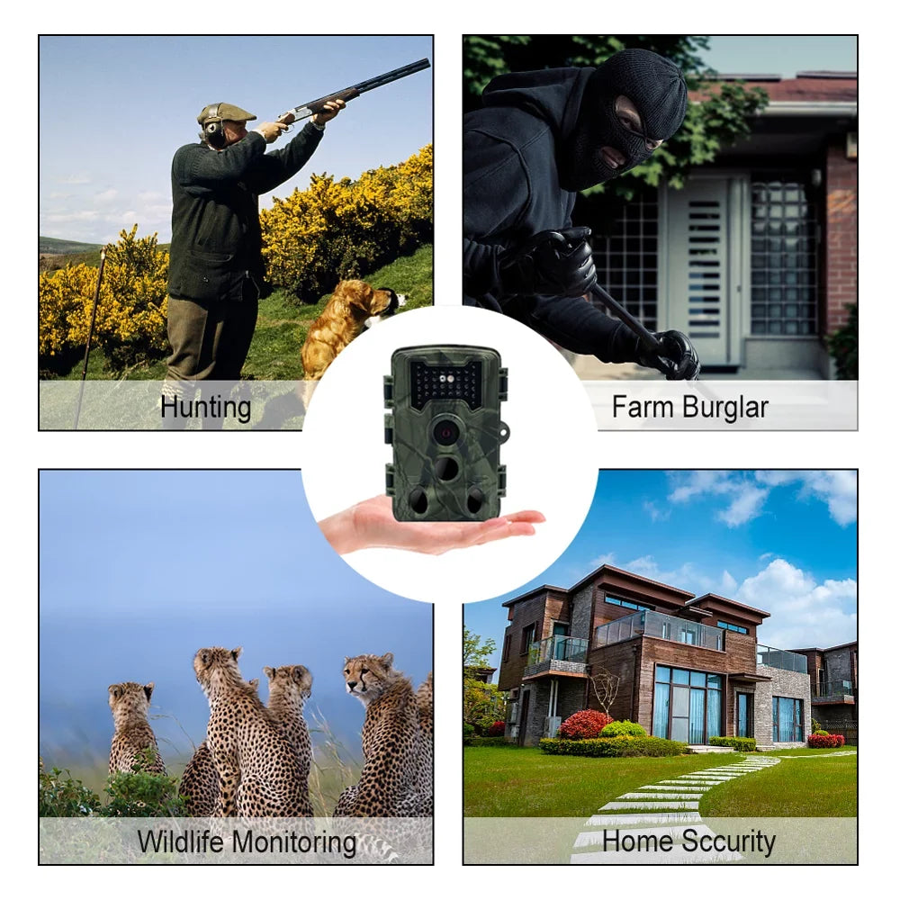 Inch 2.0 Night-Visions Waterproof Infrared Day Night Field Trail Detection 32MP TFT IP66 Display Hunts Camera Color Camera Camera Use 1080P Outdoor