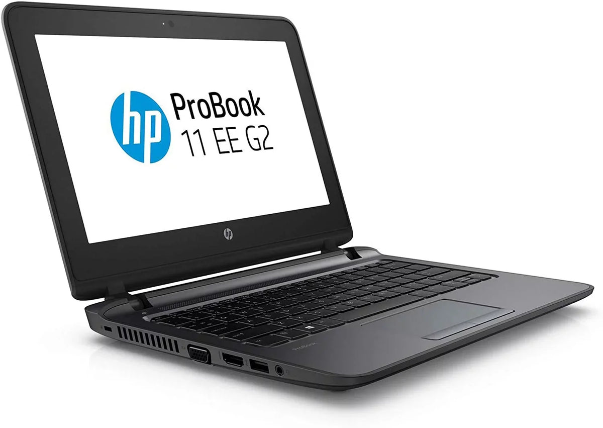 Restored 128 G2 (Refurbished) 11.6" 11 W10P HP 1.60 GHz Intel GB Probook 4 GB SSD Celeron Laptop