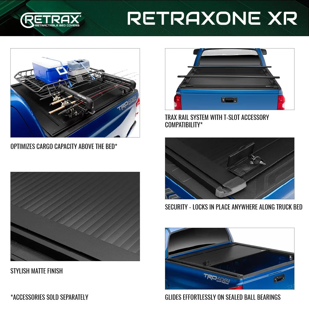 Select T-60454 Realtruck | Truck Retrax 3" 5' | Tonneau Cover Bed Bed By Compatible Retraxone Chevy/GMC (62.7") Colorado/Canyon Retractable 2015-2022 With By Realtruck Retrax XR