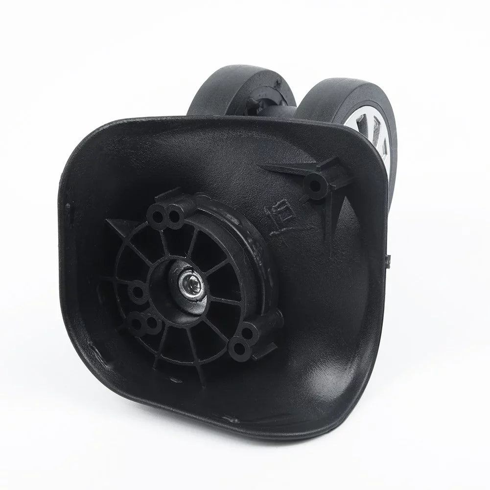 Wheels,4*2.55inch,4Pcs/Set,Swivel Replacement Wheels Luggage Black,Plastic,Dual Universal Roller Suitcase Wheel