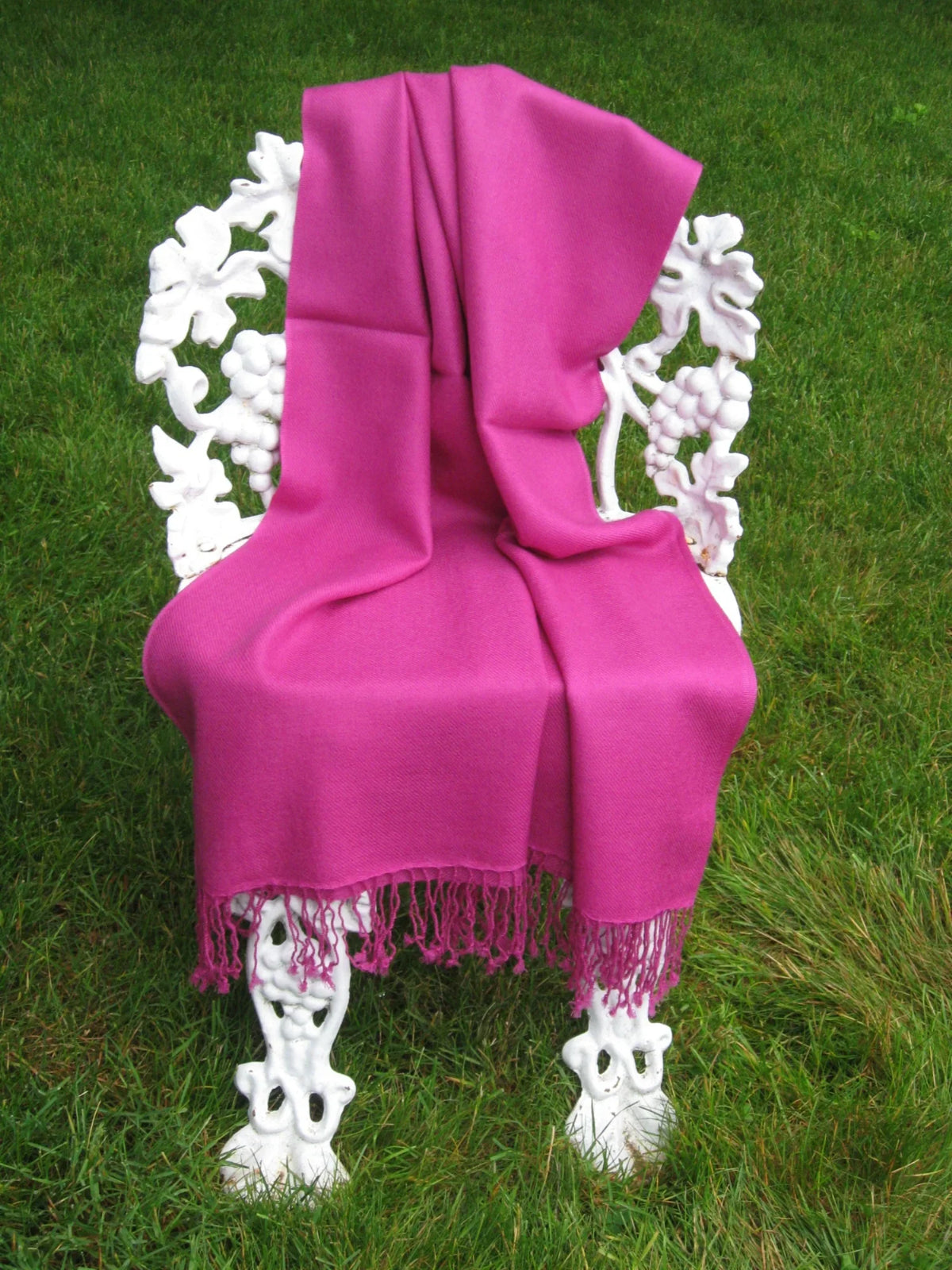 Shawl) Shawl/Shawls/Scarf/Scarves/Wrap/Stole/Muffler/Cape/Ruana/Blanket/Throw/Pashmina Shawl/Cashmere Regular (Raspberry Scarf/Wool/Silk
