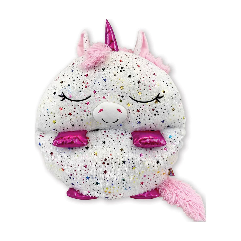Happy One, Sleeping in Unicorn Pillow Nappers Plush and Toy Sack