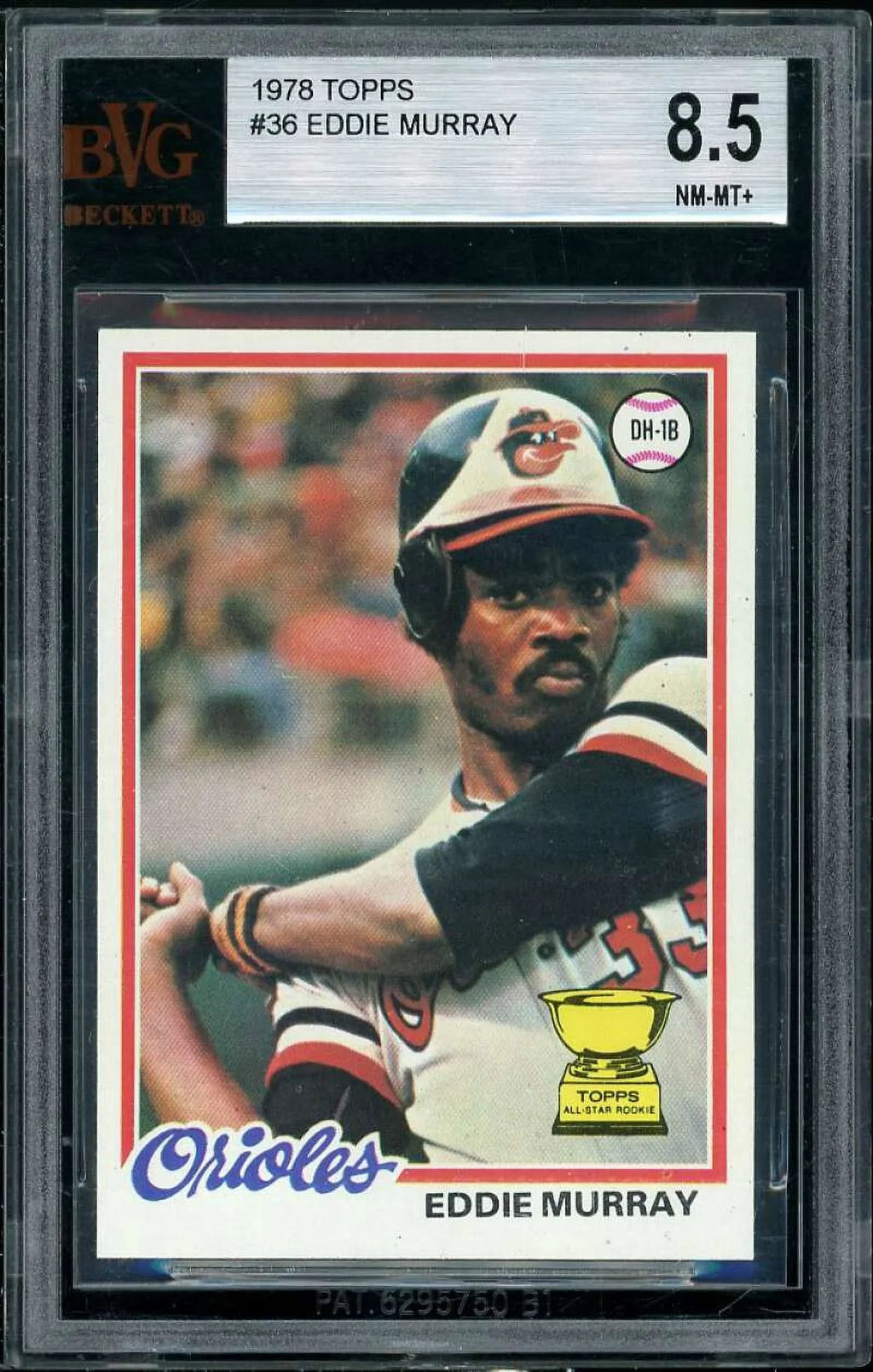 Topps 8.5) Murray BVG Eddie 8 #36 8.5 8.5 1978 Rookie (8.5 Card BGS