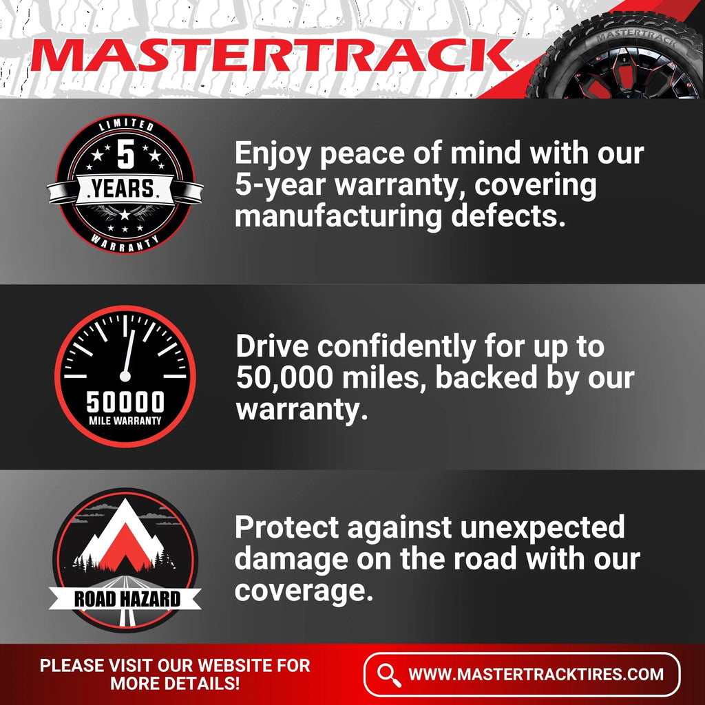 Ply LT275/70R18 Terrain 275/70/18(Tire All 10 BADLANDS 125S Light SUV Only) Tire Truck AT E Mastertrack