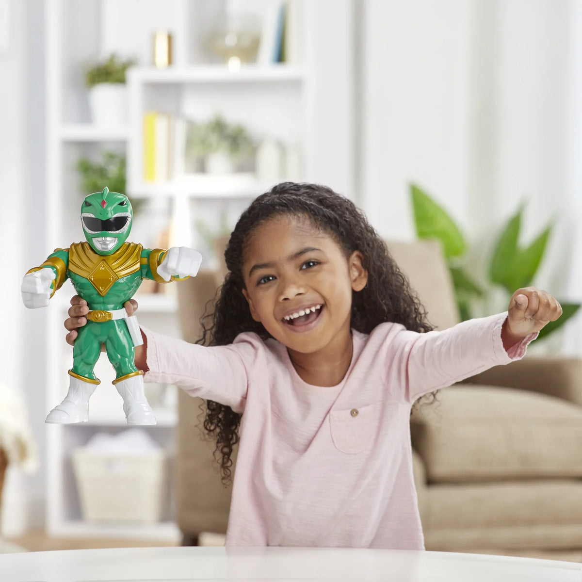 Action Mighties Rangers Green Power Ranger Heroes Playskool Mega Figure