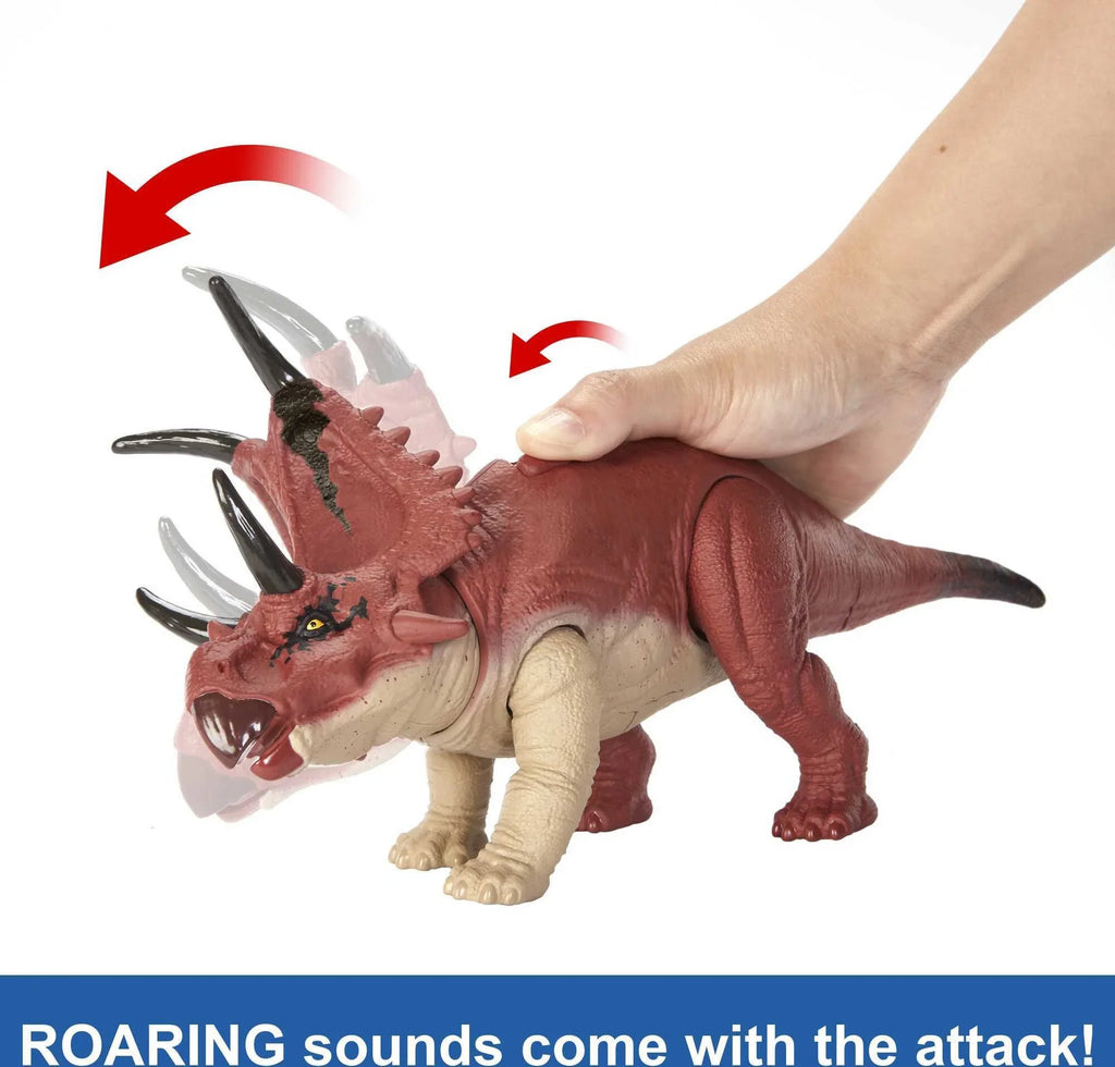 Diabloceratops Sound Action Dinosaur Motion & Wild Jurassic Toy, Roar World Dominion Figure