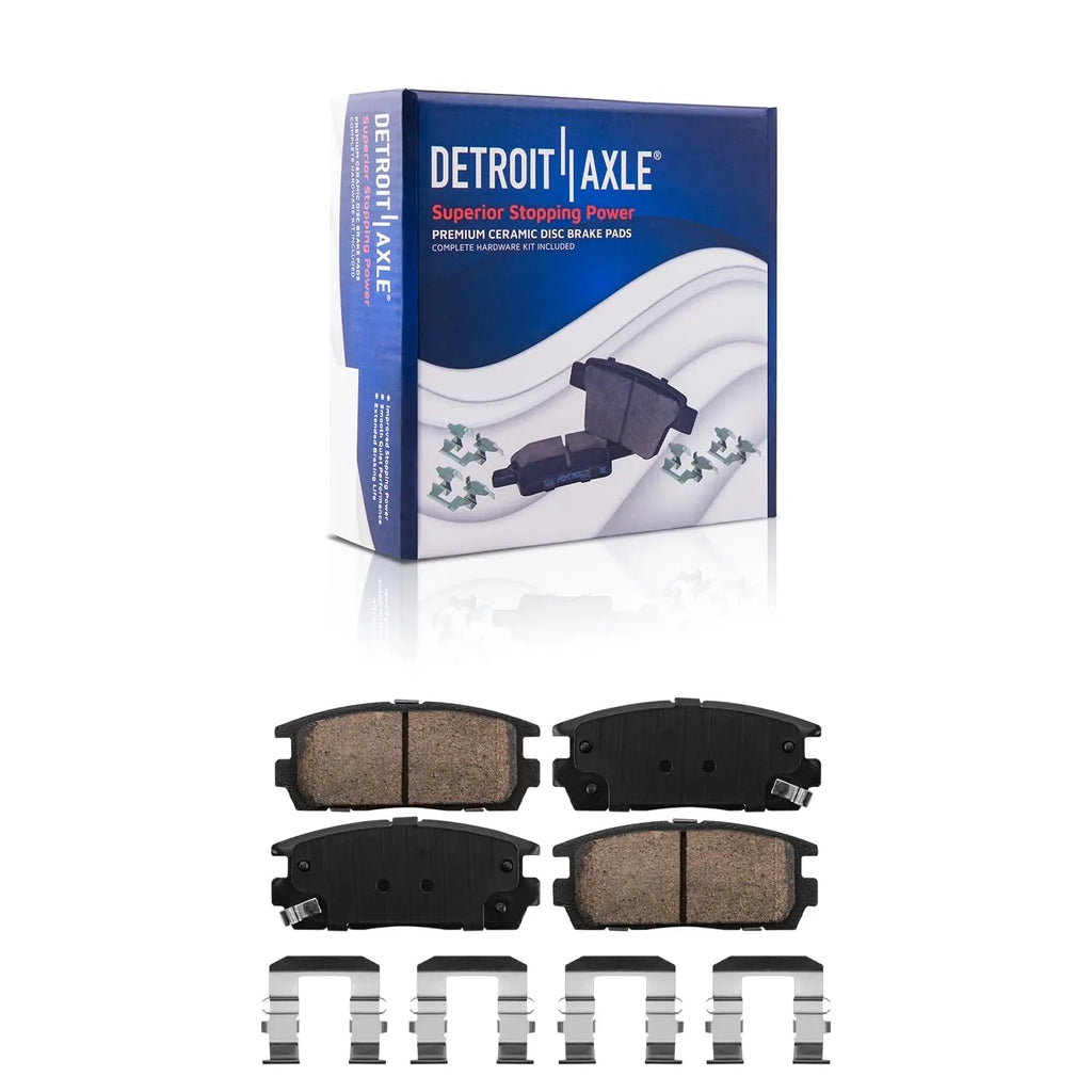 Terrain Disc - Kit Rotor 2013 Axle Brakes 12.64" Brake Pads 2015 & Front 2012 2014 Ceramic GMC Brake 2016 Rotors Equinox Drilled front Slotted Chevrolet Detroit Rear for Replacement: 2010-2017 2011