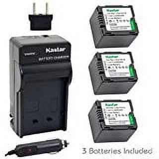 Kit (3_Pack) CGA_DU06, Battery CGA_DU14, Charger Panasonic VBD210 for VW_VBD070 CGA_DU14 CGA_DU07, VBD140 w CGA_DU21, Kastar and