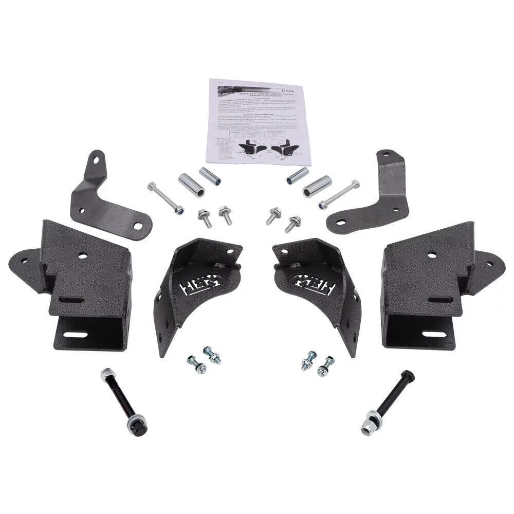 lift 1984-2001 Relocation For XJ Arm 4.5"up Drop Jeep Control Front Cherokee Kit ELITEWILL