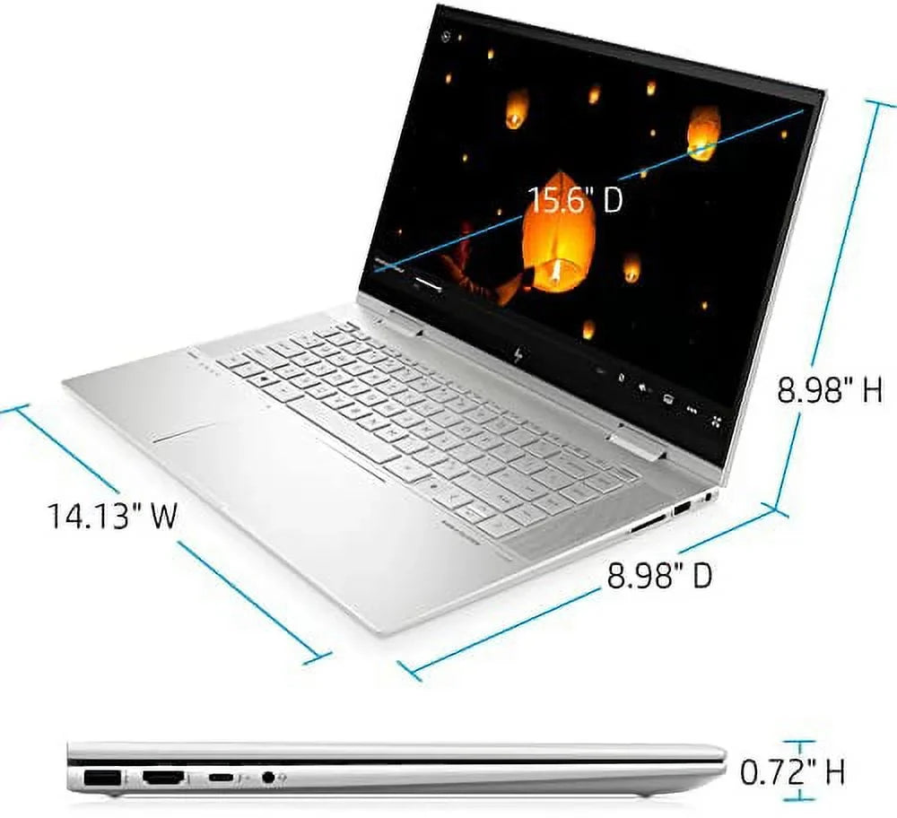 Laptop Iris X360 1TB 15.6" SSD KB Envy 11th HP i7-1195G7 Win 6 Intel Backlit Reader 32GB 24GB 2-in-1 2022 FP FHD WiFi Pen Graphics 11 4 Thunderbolt Stylus Xe Home Core RATZK Touchscreen DDR4 w/ IPS