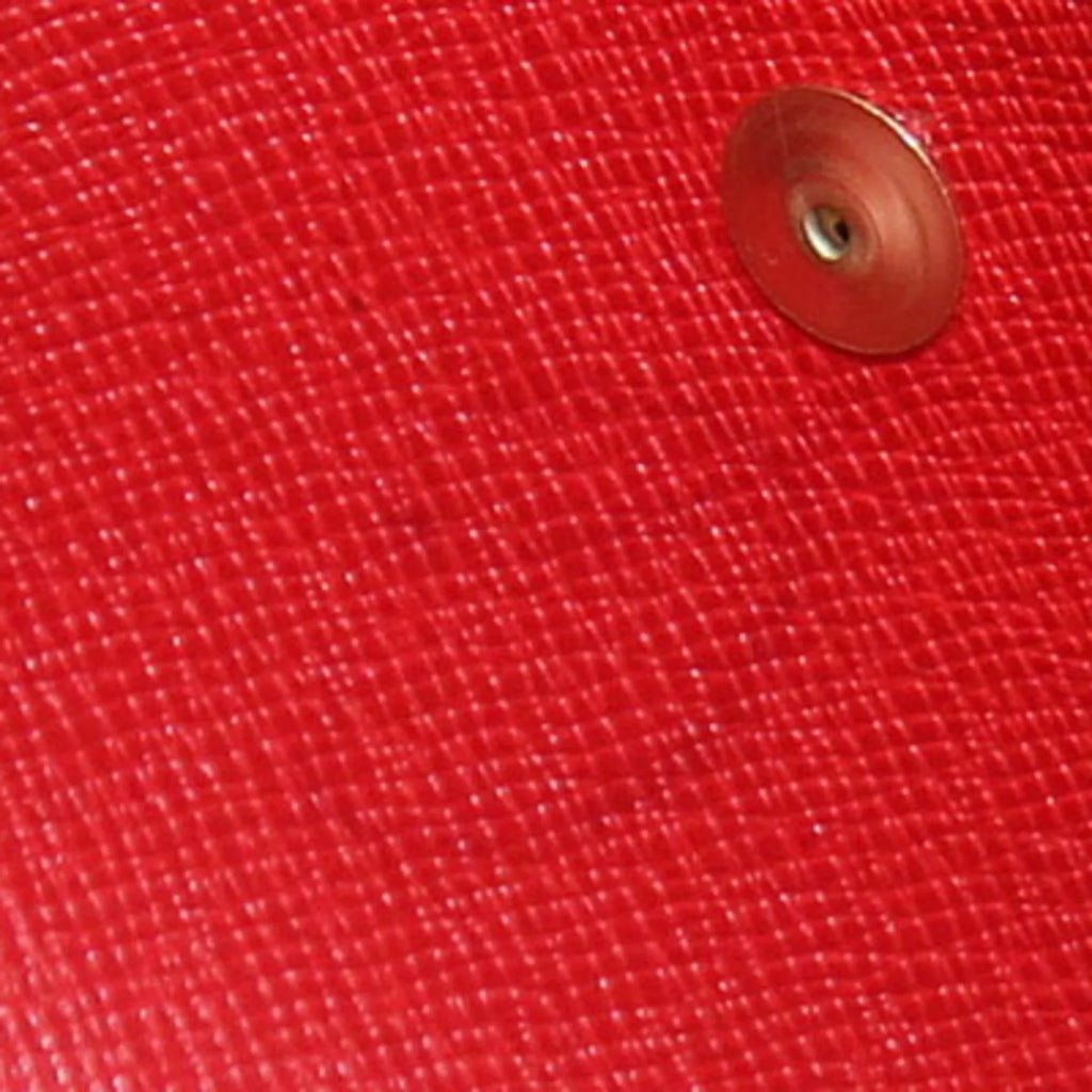 Louis International Tresor Pre-Owned Vuitton Castilean Ladies Wallet M63387 Red Porto Tri-Fold Epi (Good)
