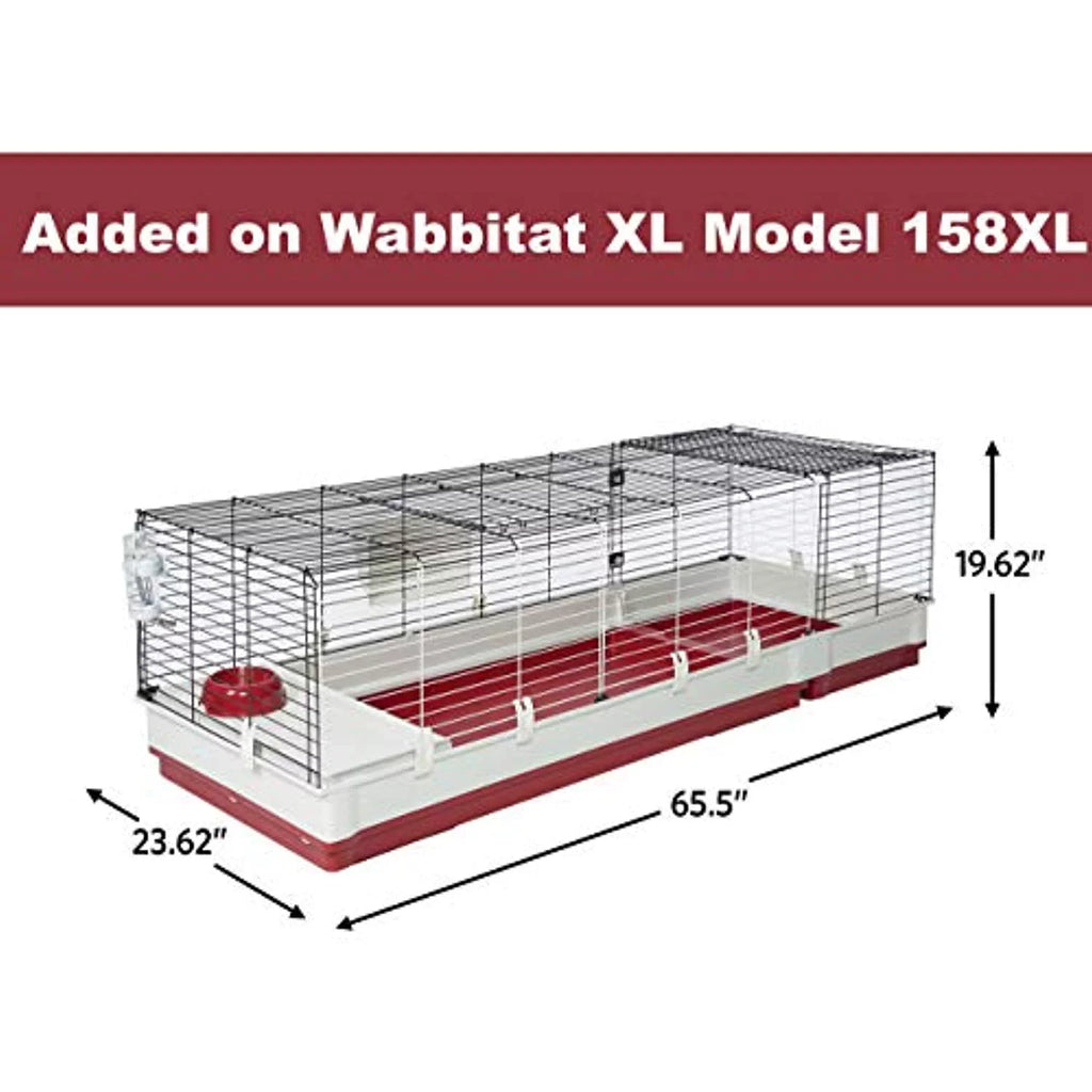 MidWest for Rabbit Deluxe Wire For Pets 23.75 Homes in. Extension in. 19.75 Wabbitat x Home