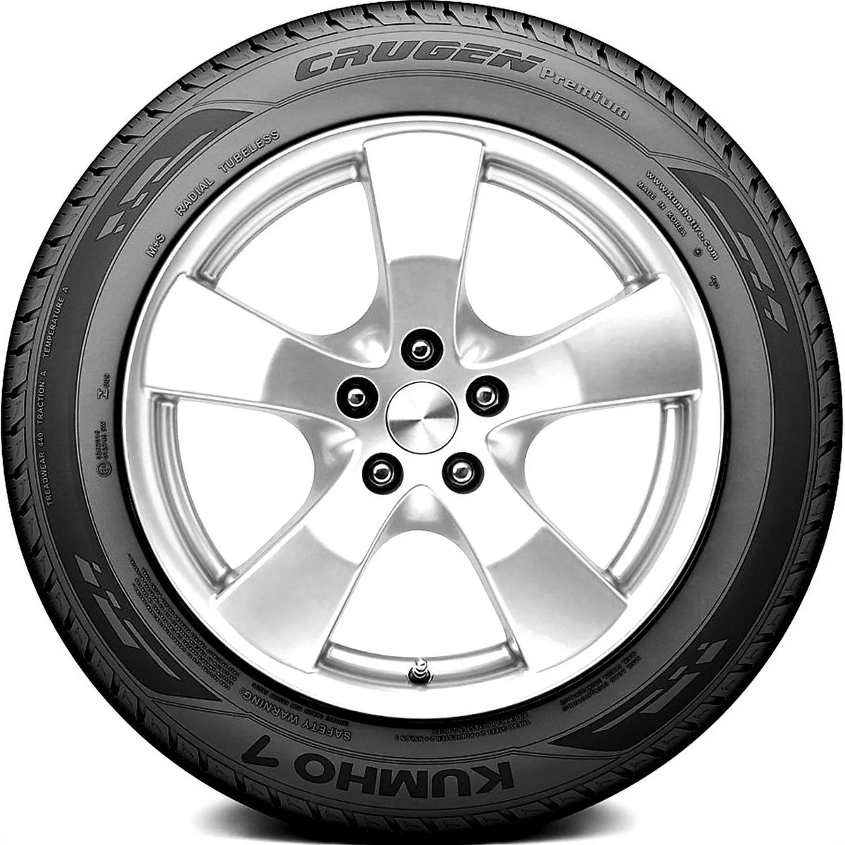 110V of Highlander 2021 All 2022-23 A/S XL Fits: Kumho Hybrid (FOUR) Tires Toyota Crugen 235/65R18 4 Season Bronze XSE Edition, Set Premium Toyota Highlander