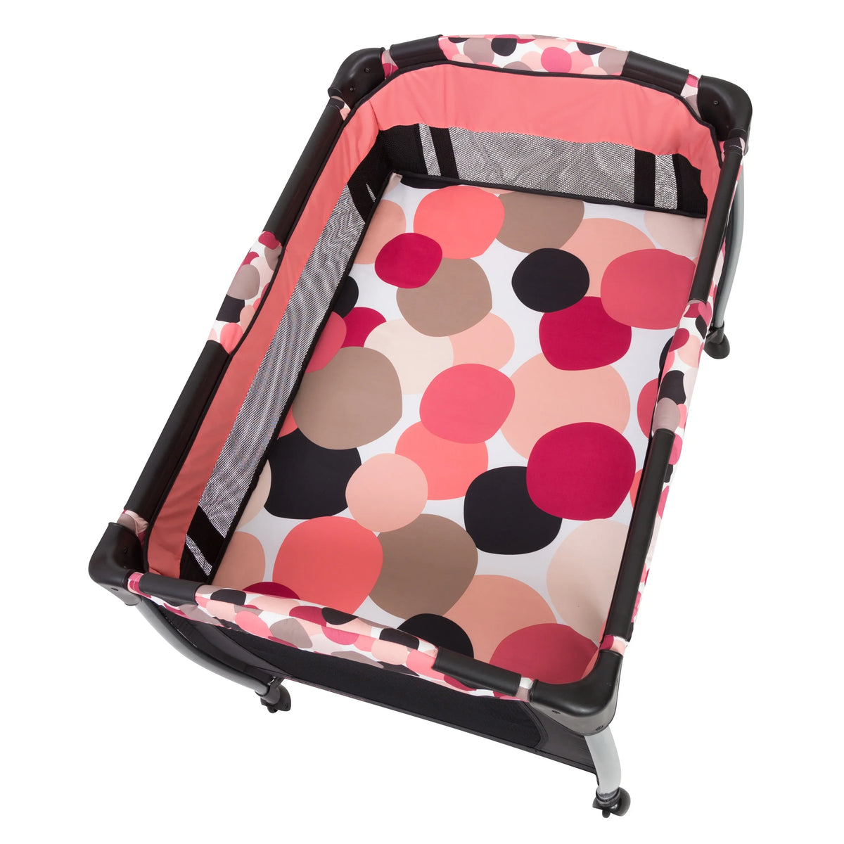 Infant Center, Spacious Resort Dotty Elite Portable Baby Play Pink Nursery Trend