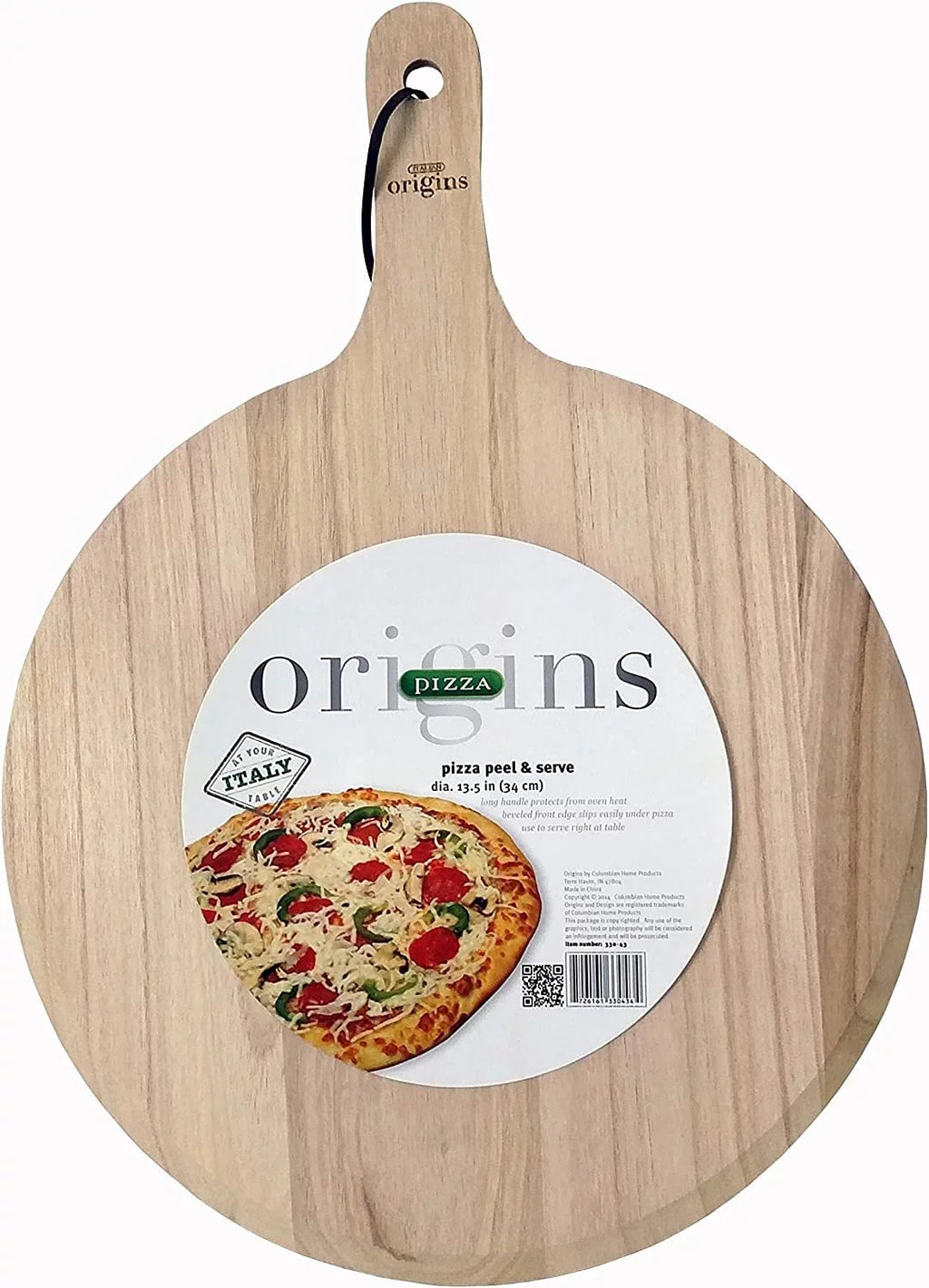 Round Pizza Origins Wood, 13 by Peel, 21-Inch Italian