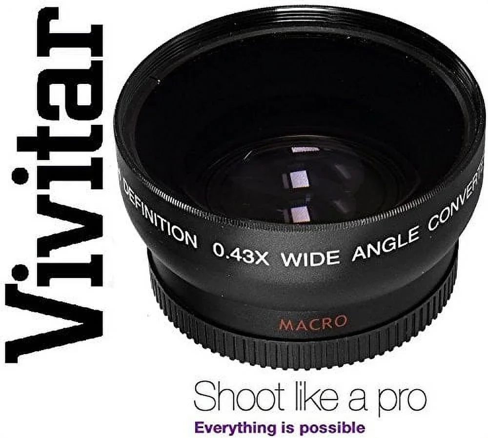 PRO NIKON 2PC & Compatible) WIDE KIT (52mm TELEPHOTO LENS for HI LENS D3200 ANGLE HD DEF