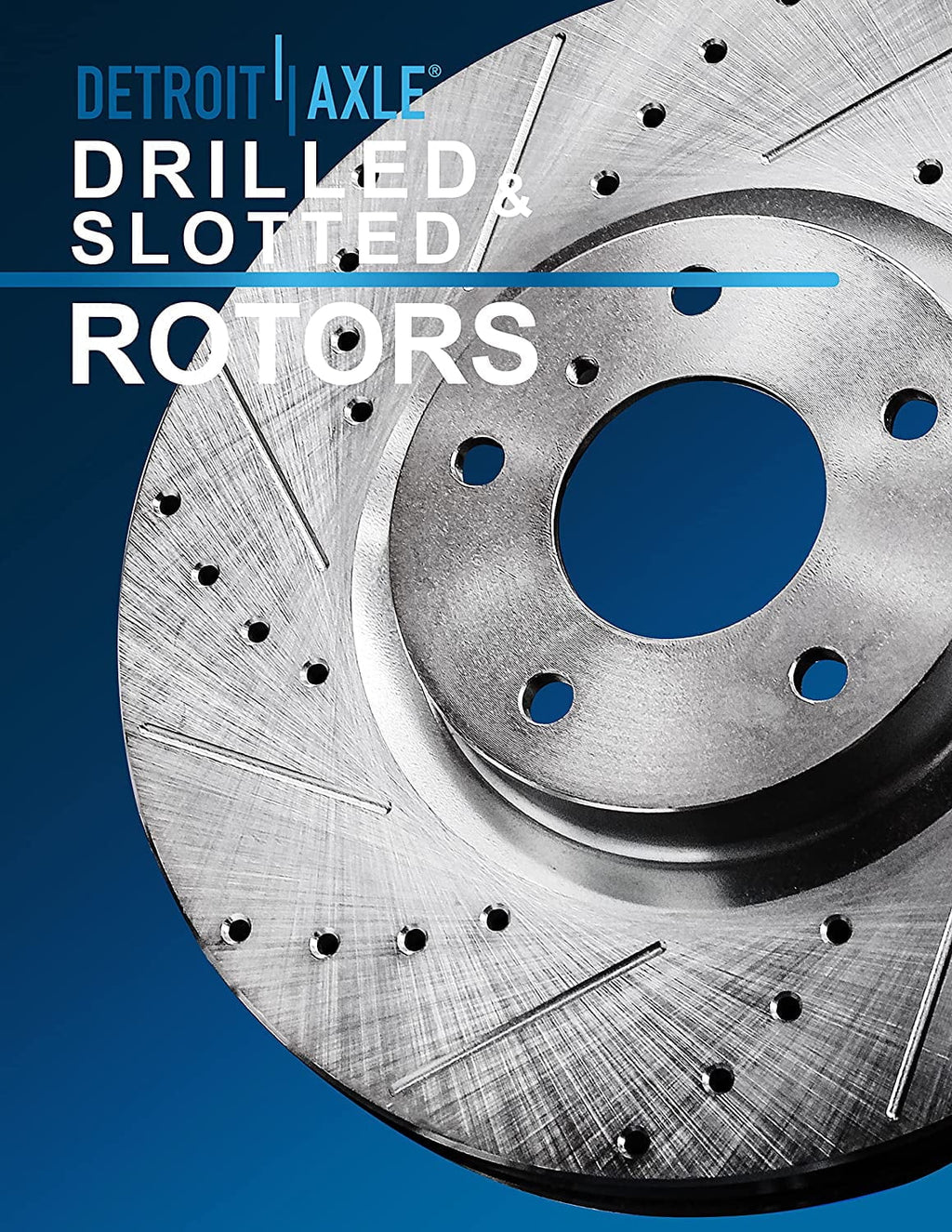 Terrain Disc - Kit Rotor 2013 Axle Brakes 12.64" Brake Pads 2015 & Front 2012 2014 Ceramic GMC Brake 2016 Rotors Equinox Drilled front Slotted Chevrolet Detroit Rear for Replacement: 2010-2017 2011