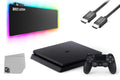 PlayStation 1TB with Slim Console Sony Gaming BOLT New Mat 2215B Bundle Like Black 4 Gaming AXTION