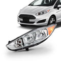 [Halogen Fiesta Driver Sedan 2015 AKKON Headlamp Left Fits Ford 2016 Chrome 2014 Hatchback Type] 2017 Titanium Headlight -