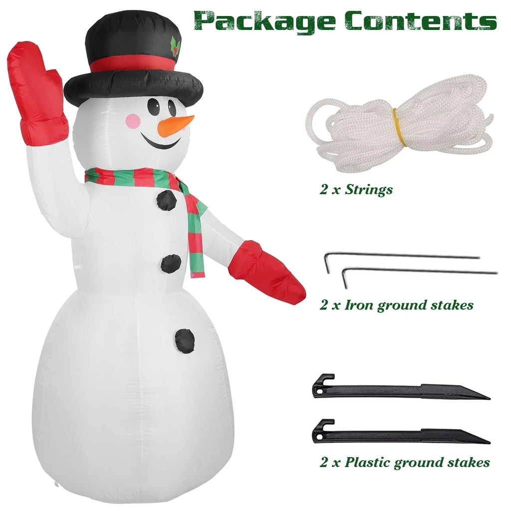 Yard Winter Up Inflatable Decoration, Up Lawn Giant 7.9ft Decor Christmas Light Party iMountek Holiday Garden Snowman, Snowman Holiday Yard for Blow Huge